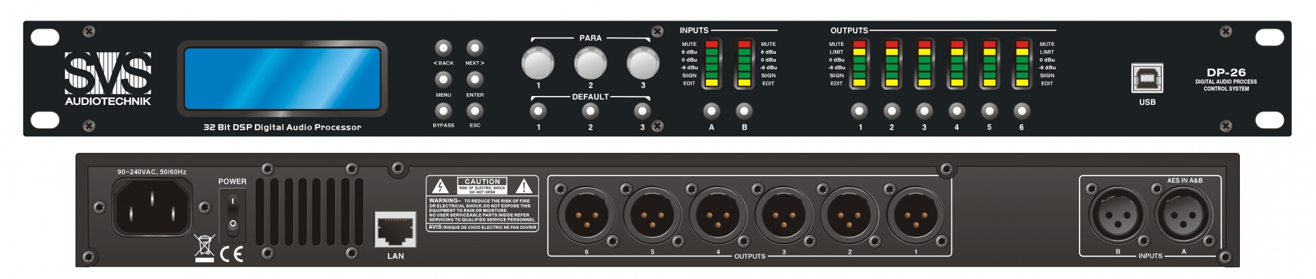 SVS Audiotechnik DP-26 Цифровой процессор: 2 входа 6 выходов в Агидели