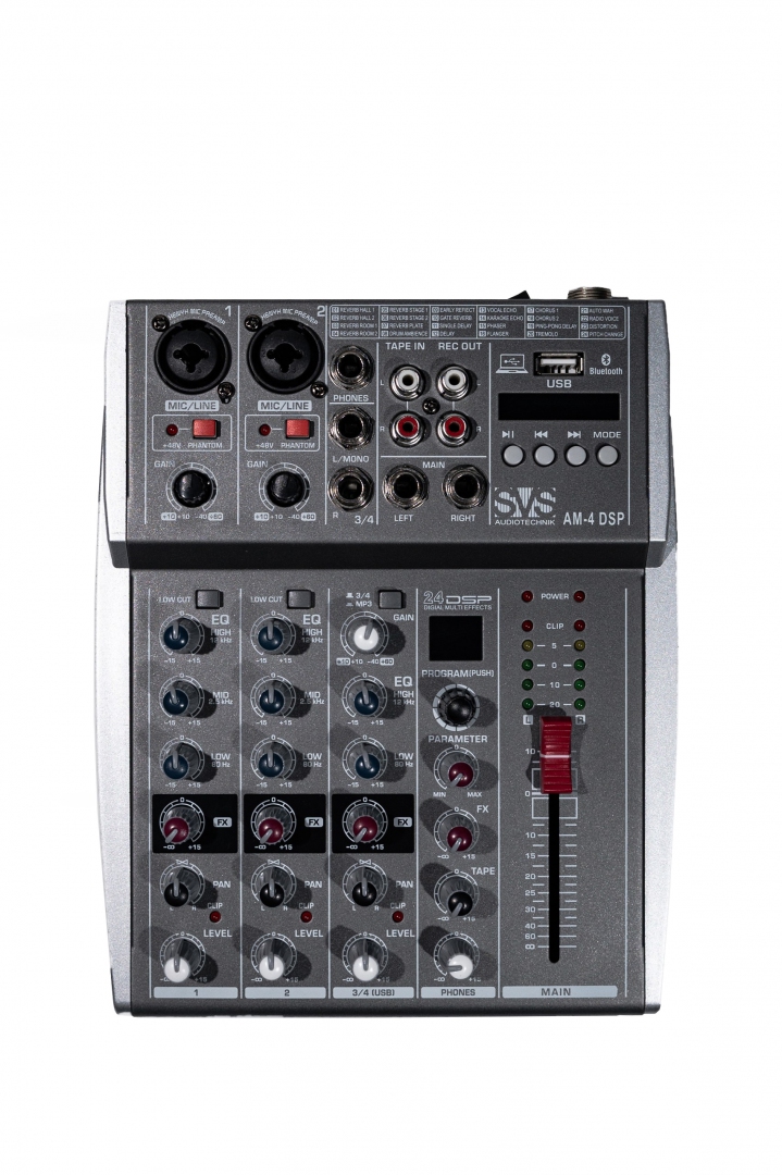 SVS Audiotechnik mixers AM-4 DSP Аналоговый микшерный пульт, 4-канала в Агидели