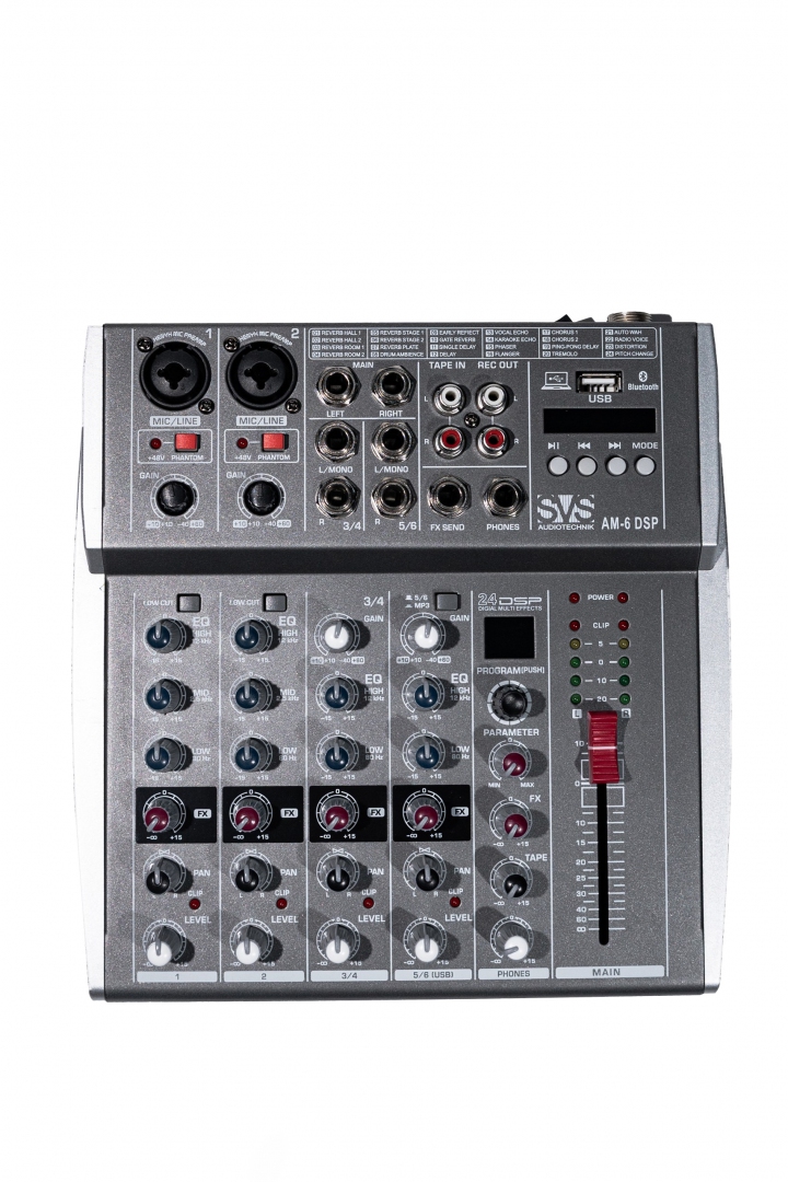 SVS Audiotechnik mixers AM-6 DSP Микшерный пульт аналоговый, 6-канальный SVS Audiotechnik mixers в Агидели