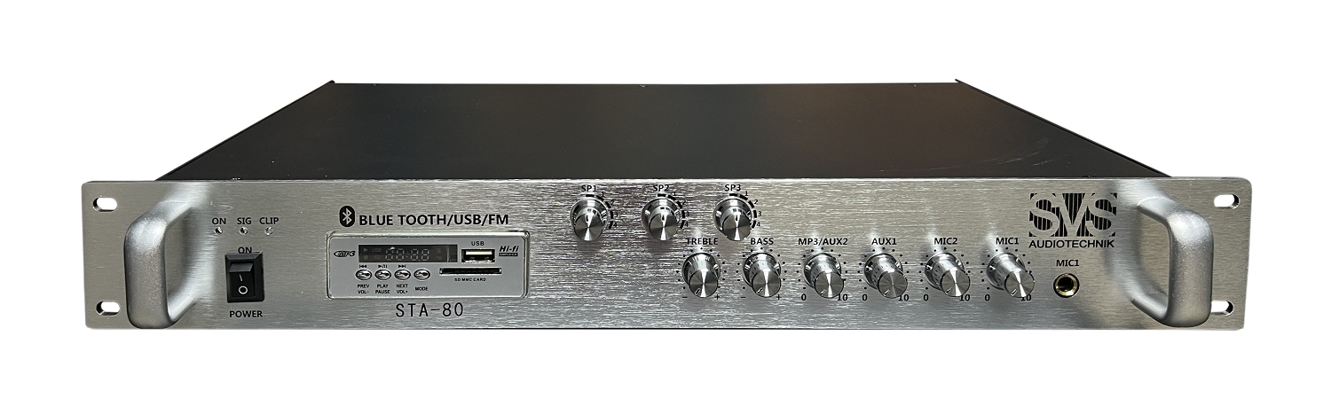 SVS Audiotechnik STA-80 Микшер-усилитель для систем Public Address в Агидели